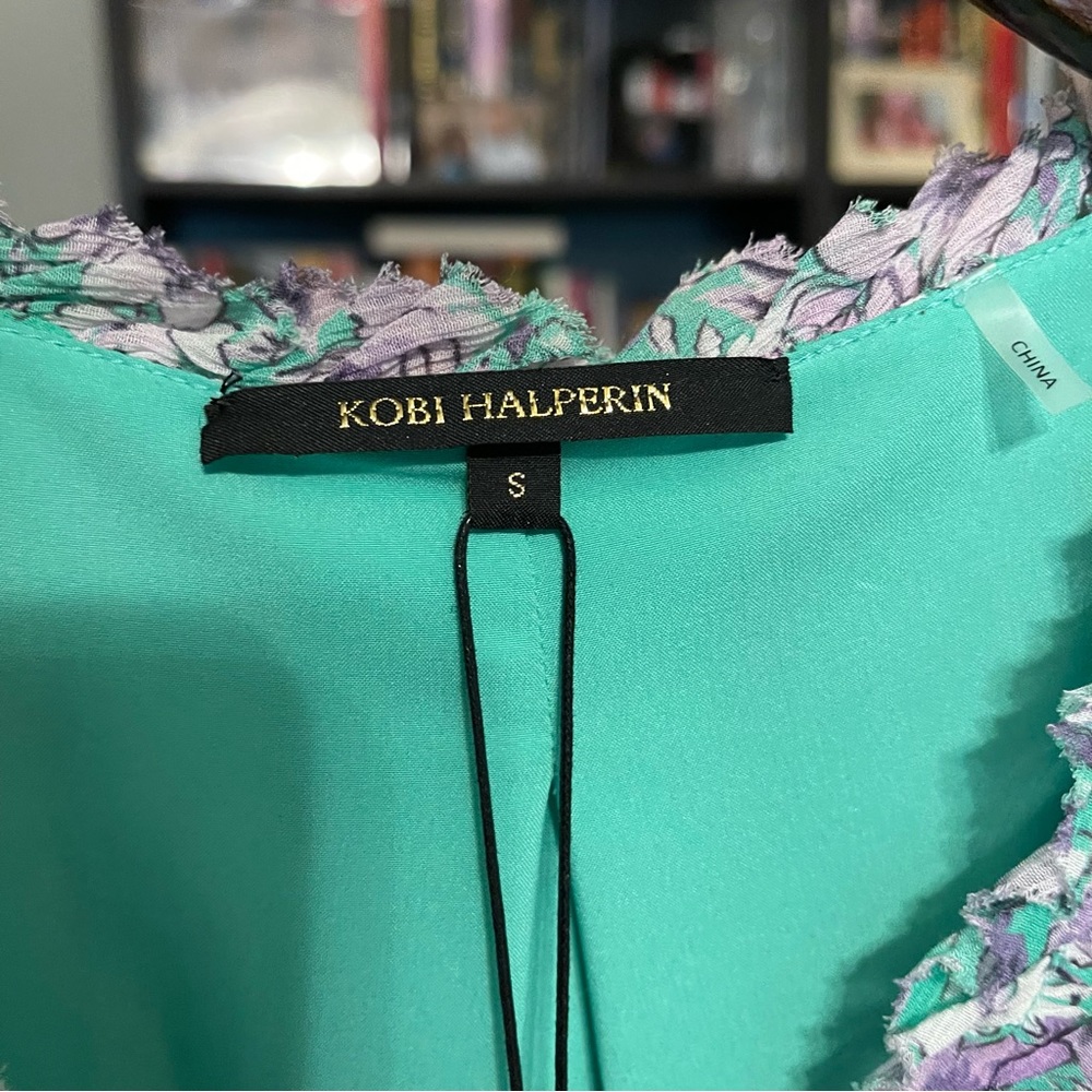 Kobi Halperin-The Everly Dress,in “Ivory/Mauve Multi”, Size Small, NWT from Saks - Picture 12 of 16